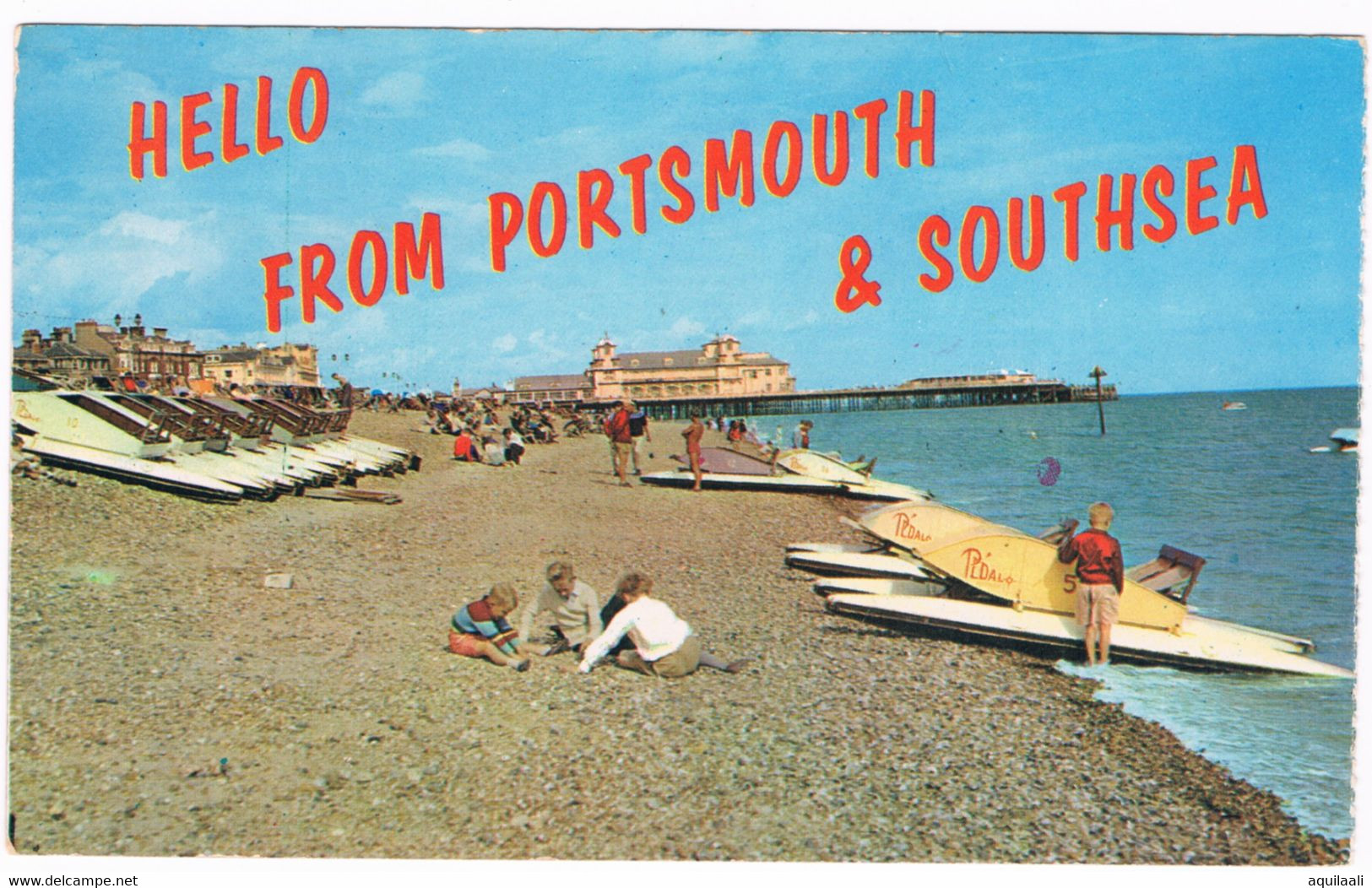 Great Britain. Cartolina A Colori.  Greetings From Portsmouth And Southsea, - Southsea