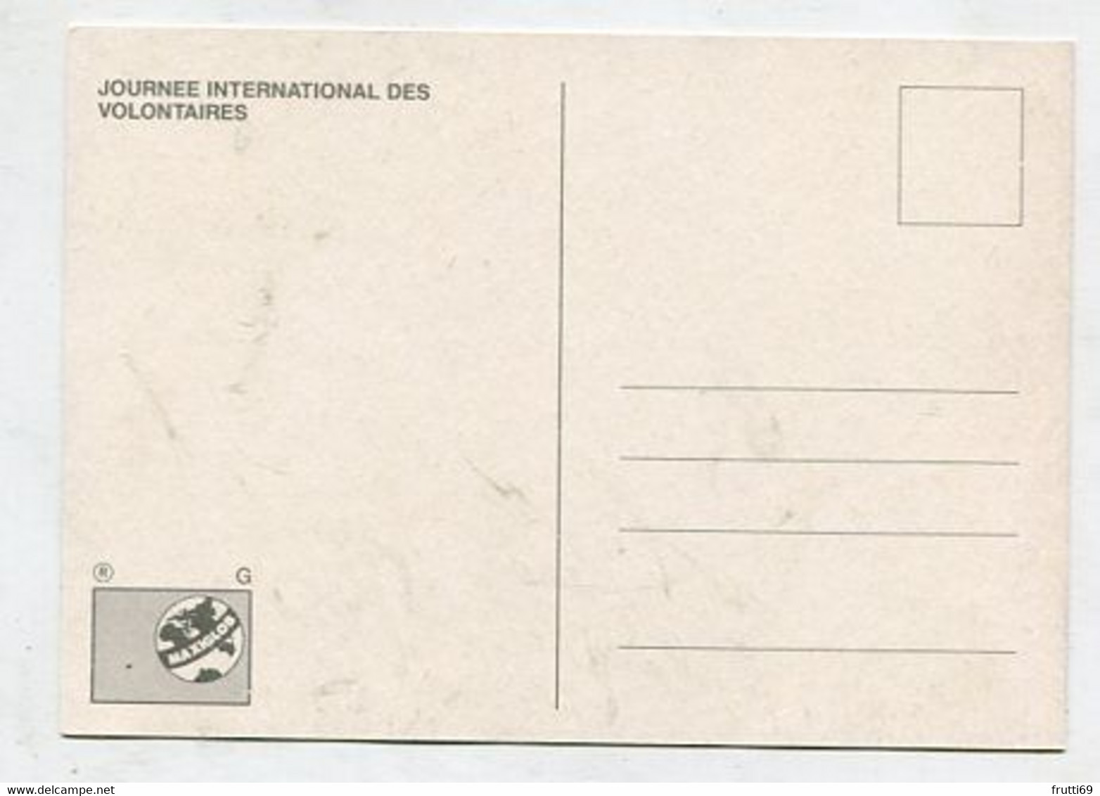 MC 076142  - UNITED NATIONS - Journee International Des Volontaires - Cartes-maximum