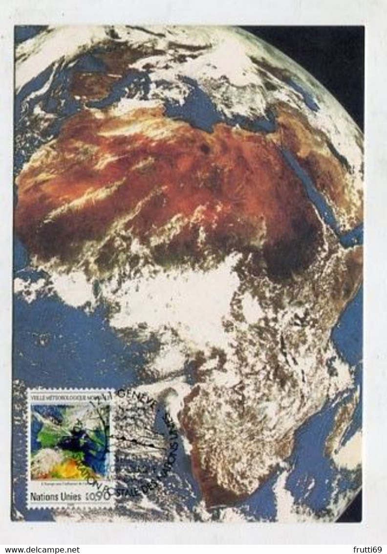 MC 076149 - UNITED NATIONS - Veille Meteorologique Mondiale - Cartoline Maximum