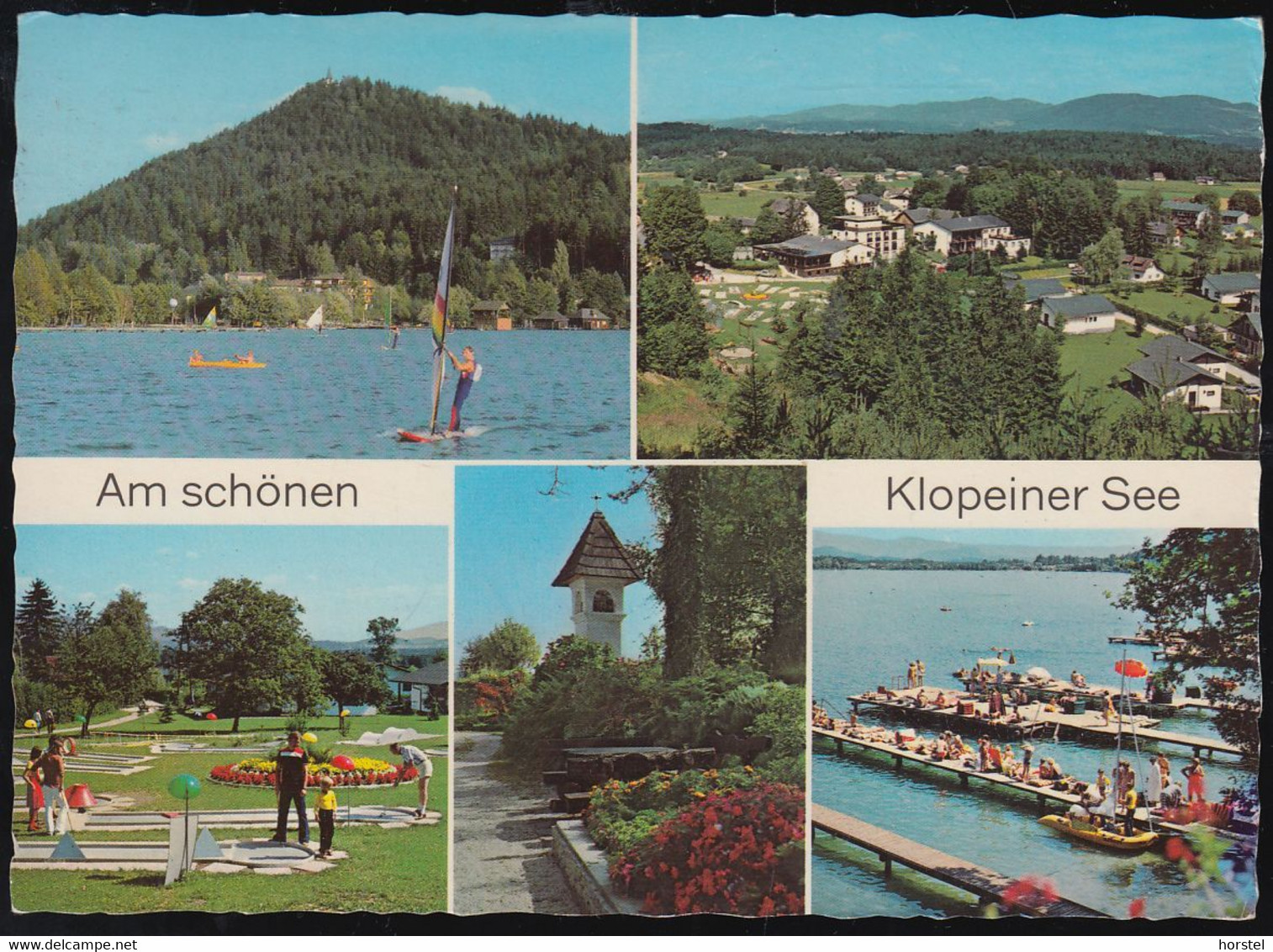 Austria - 9122 St. Kanzian  - Klopeiner See - Alte Ansichten - Minigolf - Nice Stamp - Klopeinersee-Orte