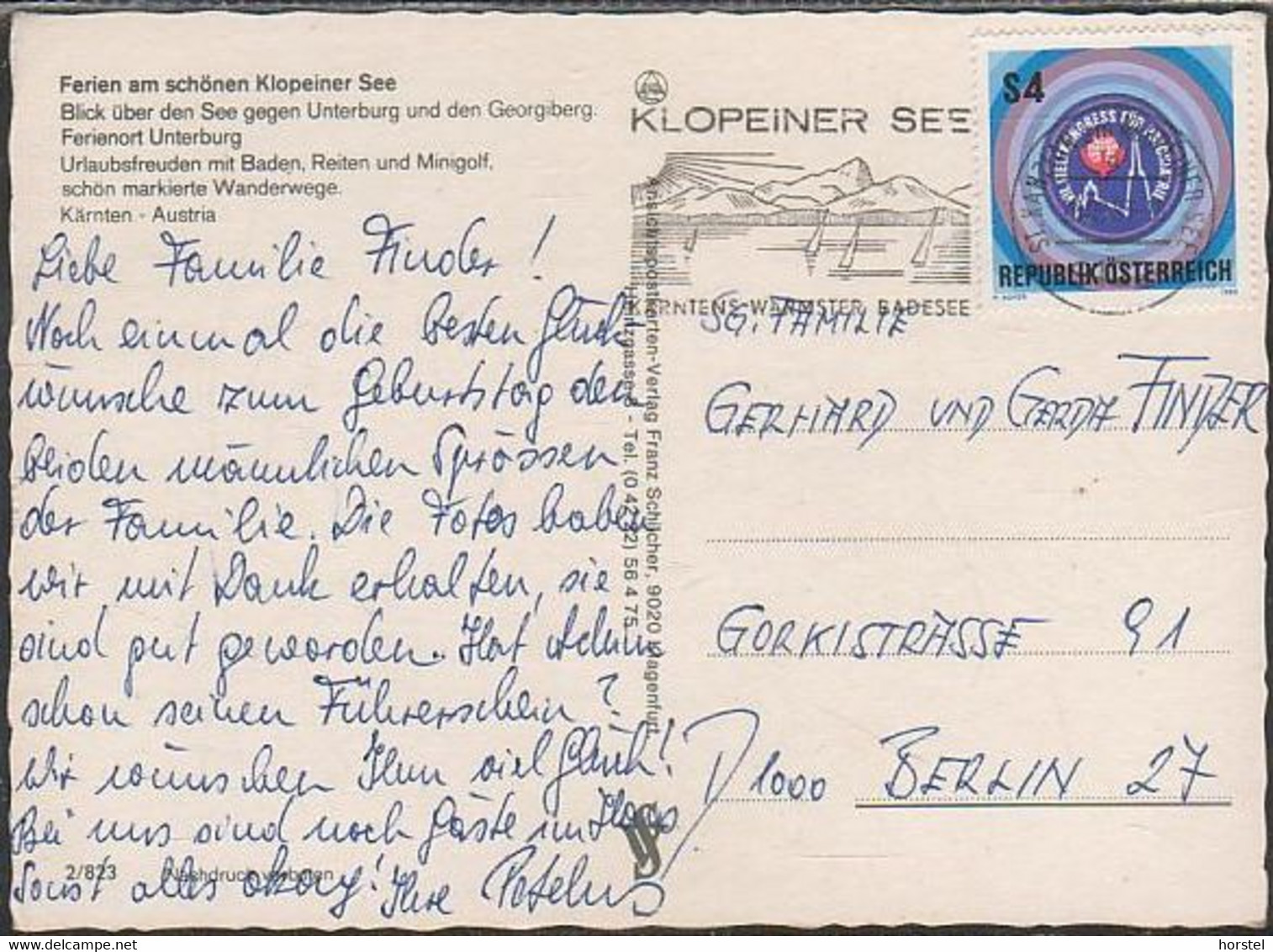 Austria - 9122 St. Kanzian  - Klopeiner See - Alte Ansichten - Minigolf - Nice Stamp - Klopeinersee-Orte