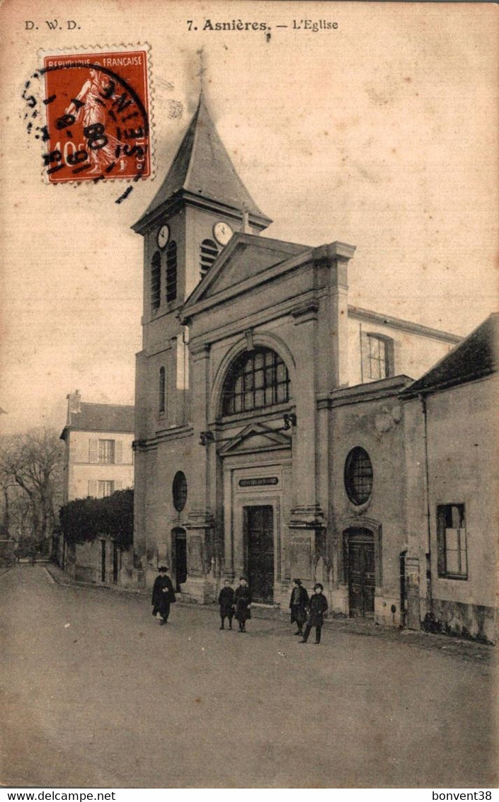 I0209 - ASNIÈRES - D27 - L'Église - Arnières