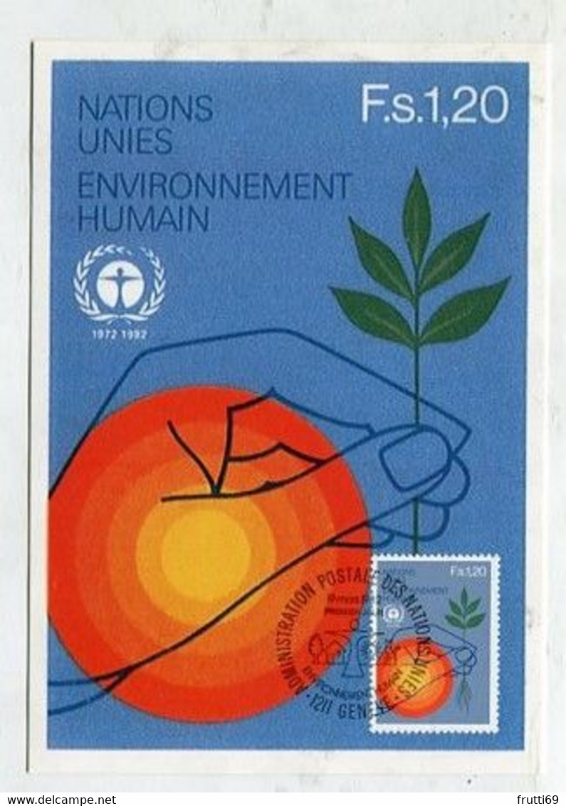 MC 076196 - UNITED NATIONS - Human Ebviorment - Cartoline Maximum