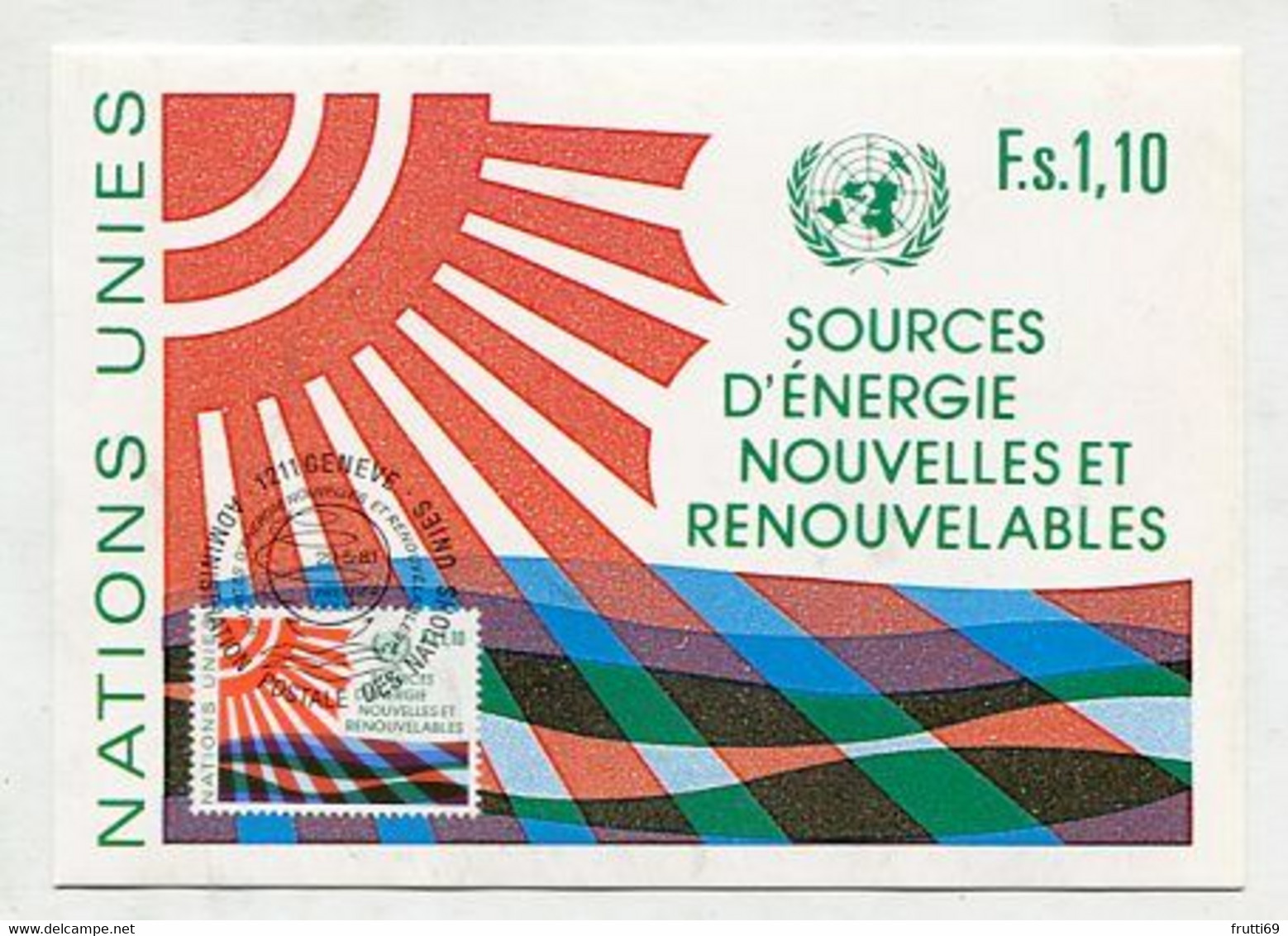 MC 076201 - UNITED NATIONS - New And Renewable Sources Of Energy - Cartes-maximum