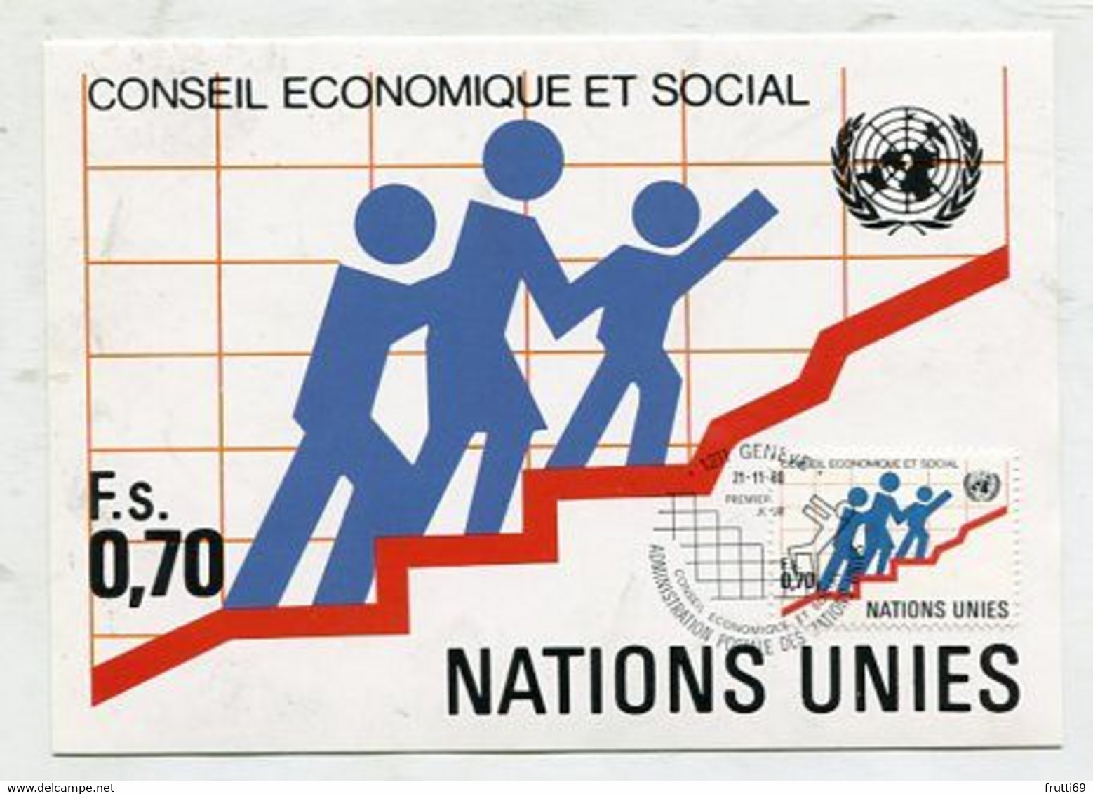 MC 076204 - UNITED NATIONS - Economic And Social Council - Maximumkarten