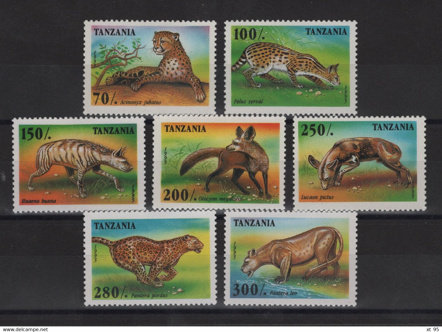 Tanzanie - N°1913 à 1919 - Faune Sauvage - Cote 7.50€ - * Neufs Avec Trace De Charniere - Tanzania (1964-...)