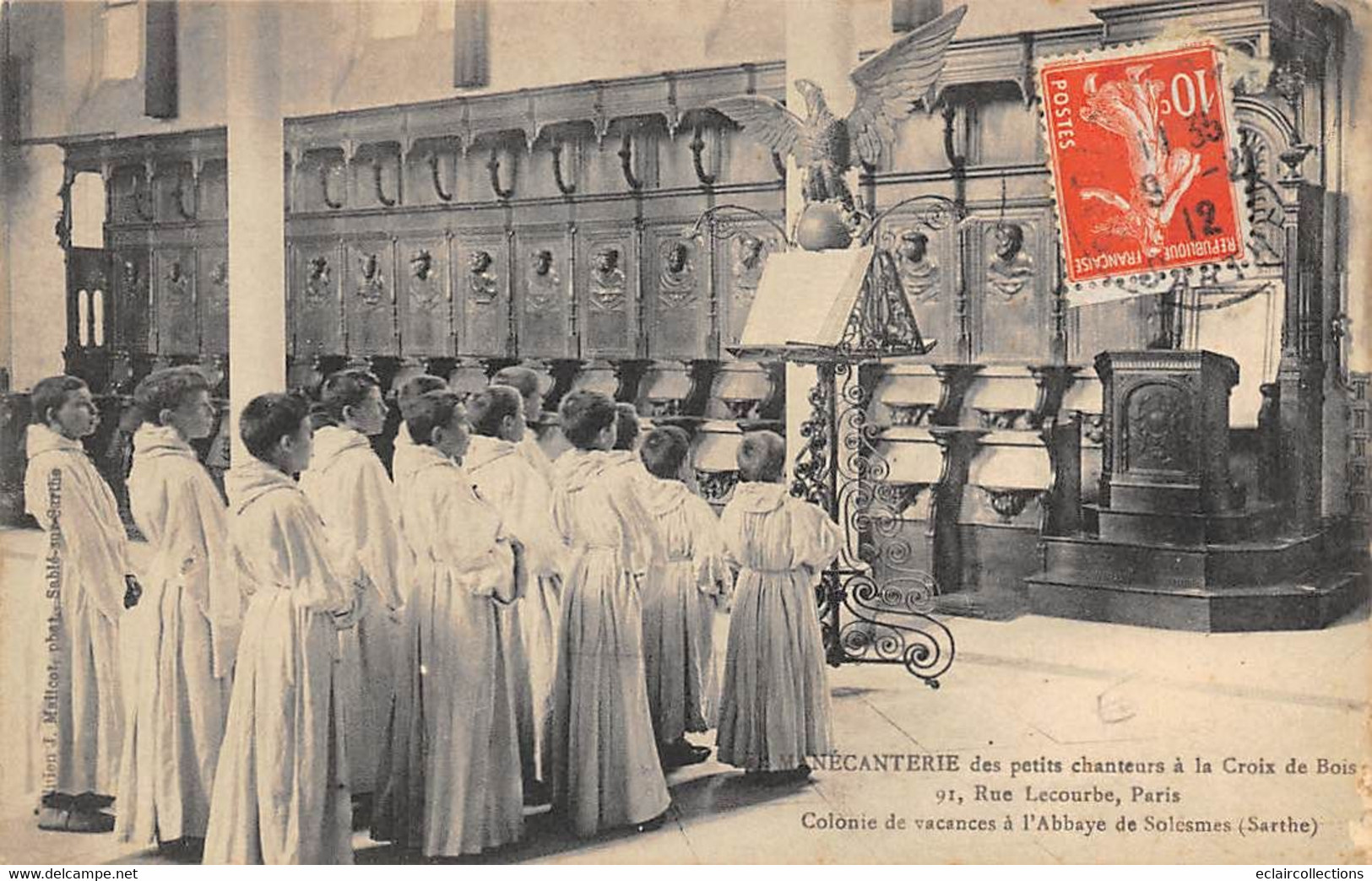 Solesmes            72        Petits Chanteurs à La Croix De Bois     (voir Scan) - Solesmes