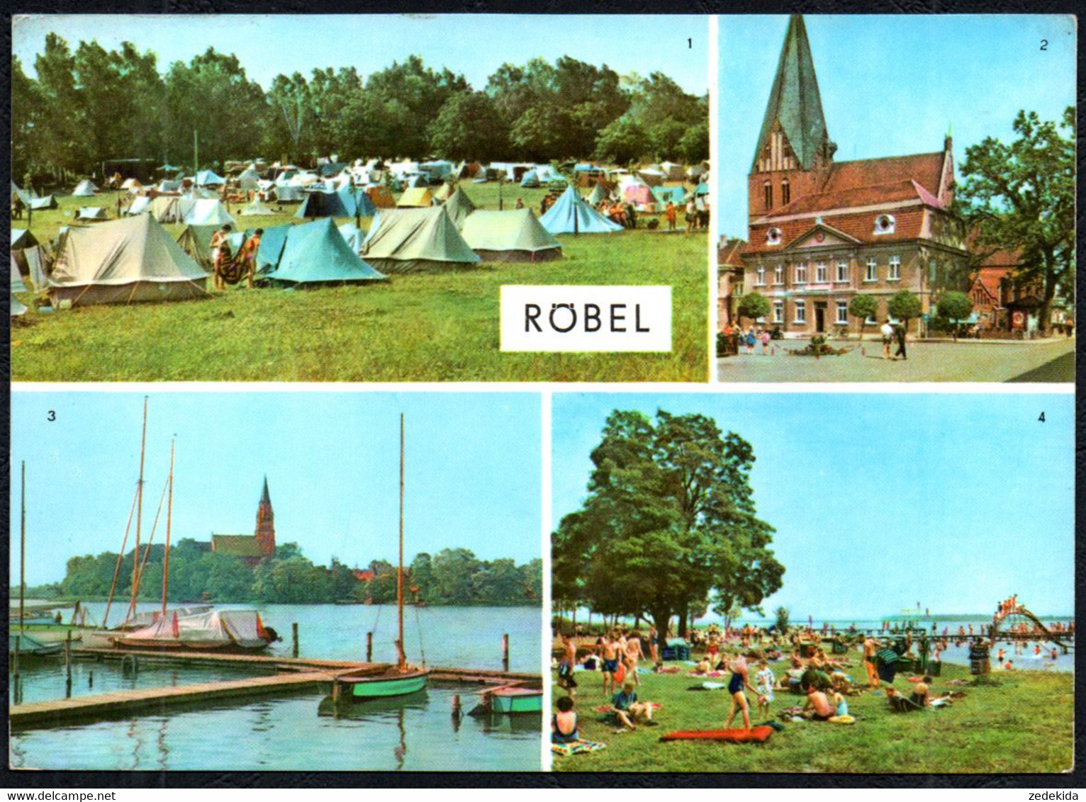 F9911 - Röbel Müritz - Zeltplatz - Verlag VEB Bild Und Heimat Reichenbach - Roebel