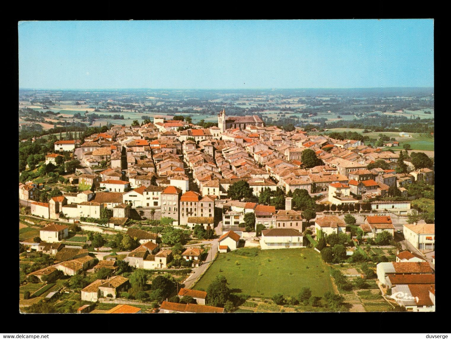 47 Lot Et Garonne Monflanquin Vue Aerienne - Monflanquin