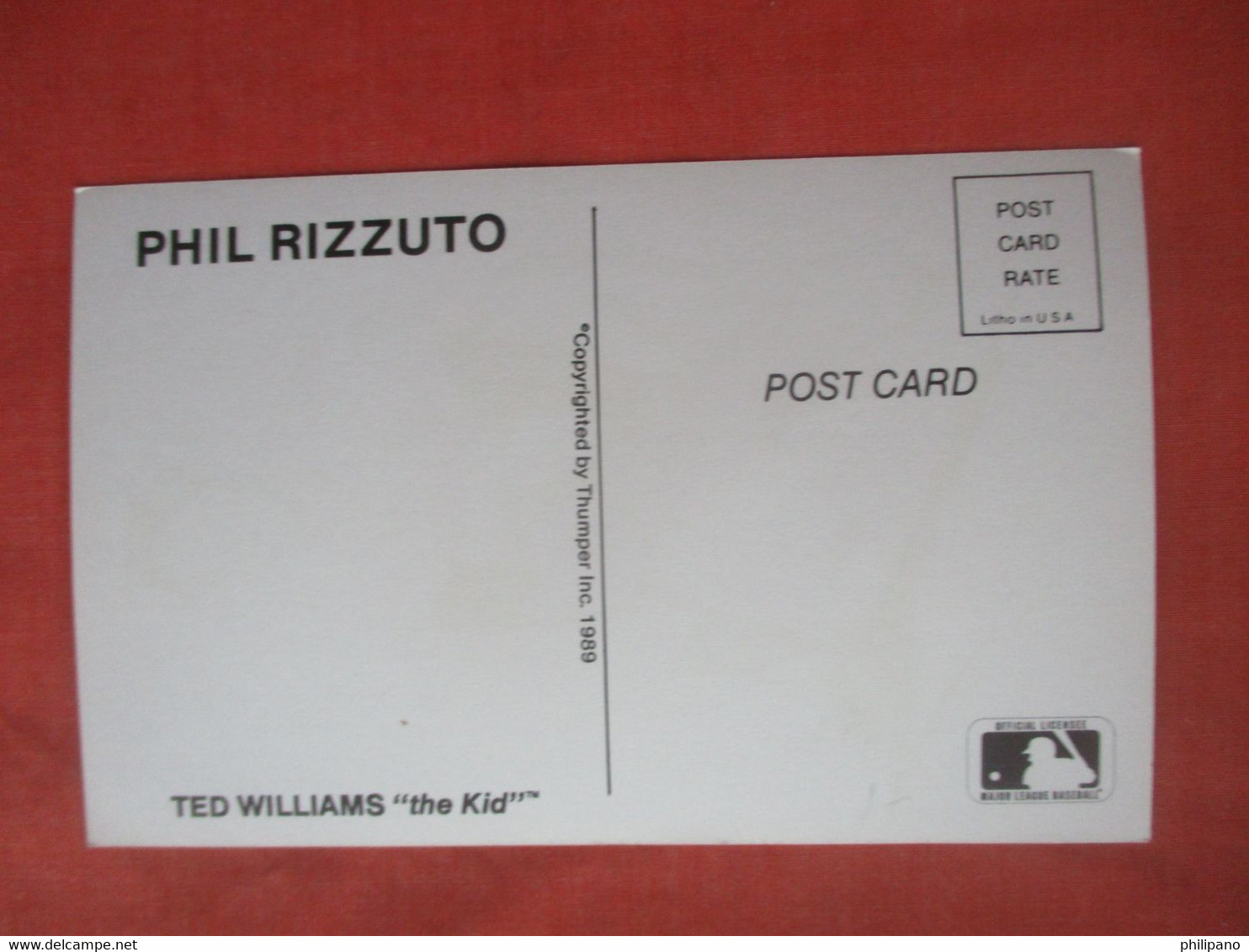 Phil Rizzuto.   Baseball      Ref 5743 - Baseball