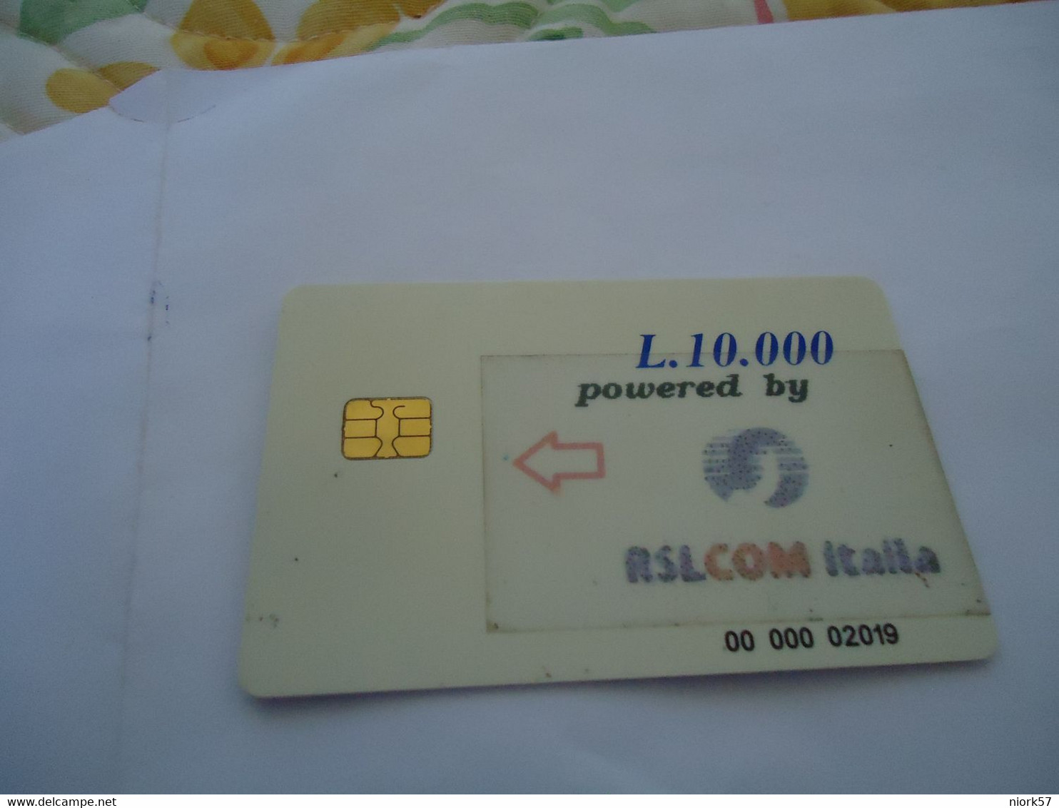 ITALY    GSM   CARDS  RSLCOM .L 10.000  POWERED - Otros & Sin Clasificación