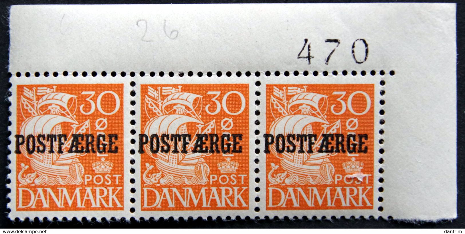 Danmark 1942 MiNr.26 I  MNH (**) (parti G 1846) - Pacchi Postali