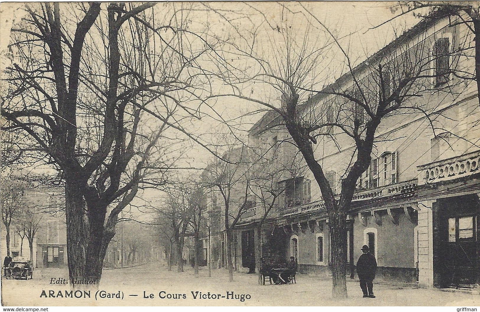 ARAMON LE COURS VICTOR HUGO 1927 TBE - Aramon