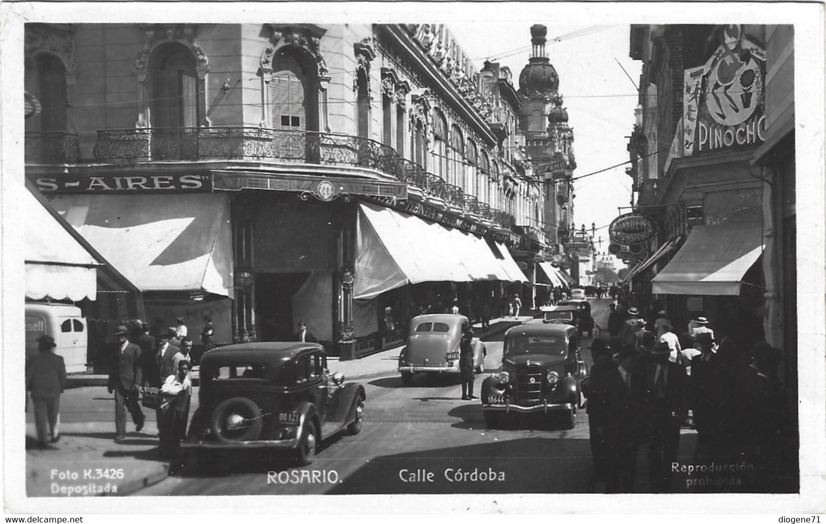 Rosario Calle Cordoba Oldtimers Animation - Argentinië