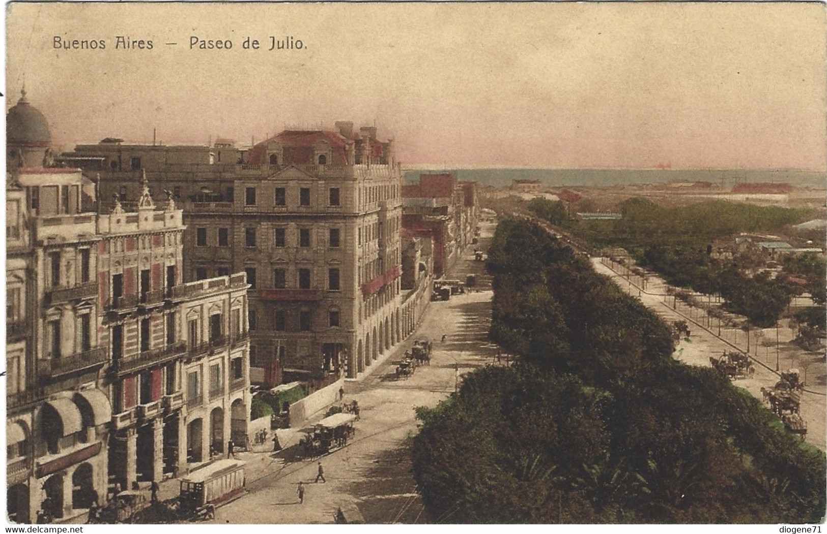 Buenos Aires Paseo De Julio 1911 - Argentinië