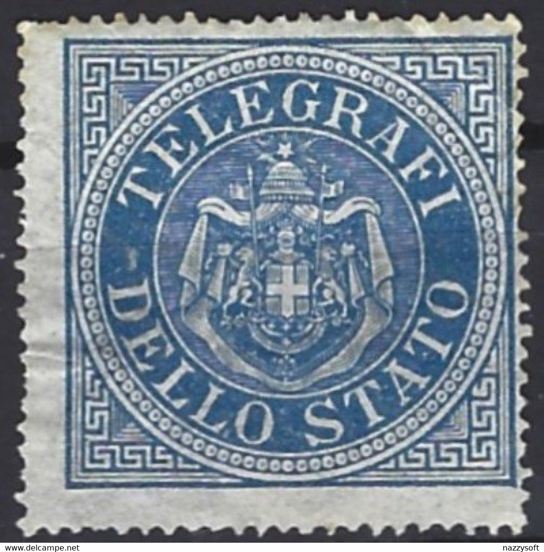 Regno D'Italia 1880 Francobollo Telegrafo Senza Gomma - Autres & Non Classés