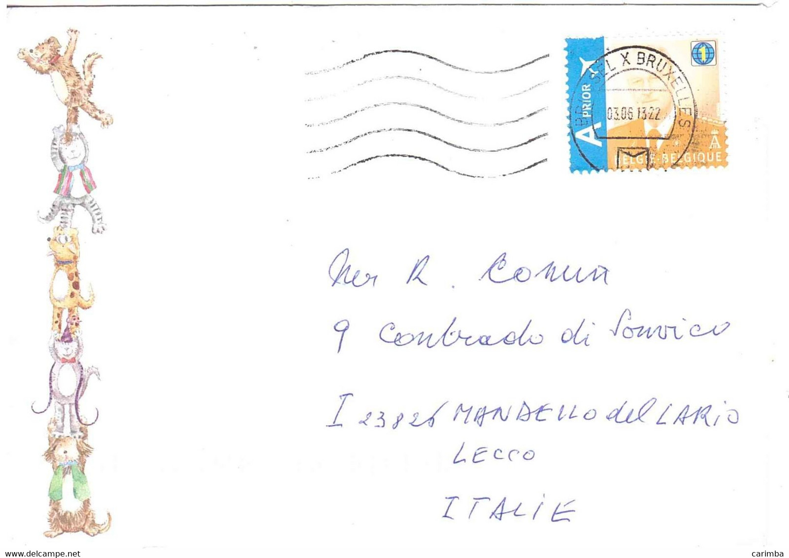 PRIOR LETTERA X ITALIA - Lettres & Documents