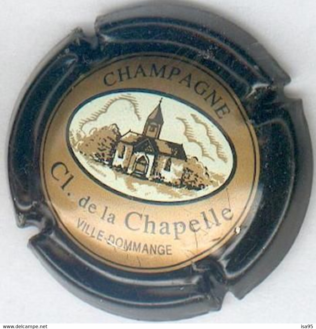 CAPSULE-CHAMPAGNE CL DE LA CHAPELLE N°04 Noir - Clos De La Chapelle