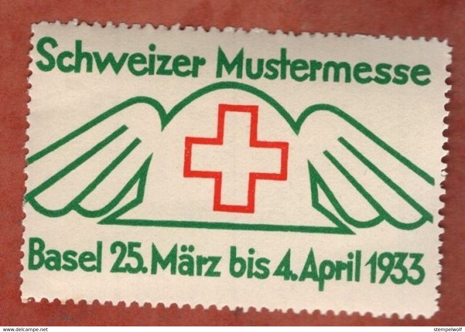 Vignette, Schweizer Mustermesse Basel 1933 (9835) - Erinnophilie