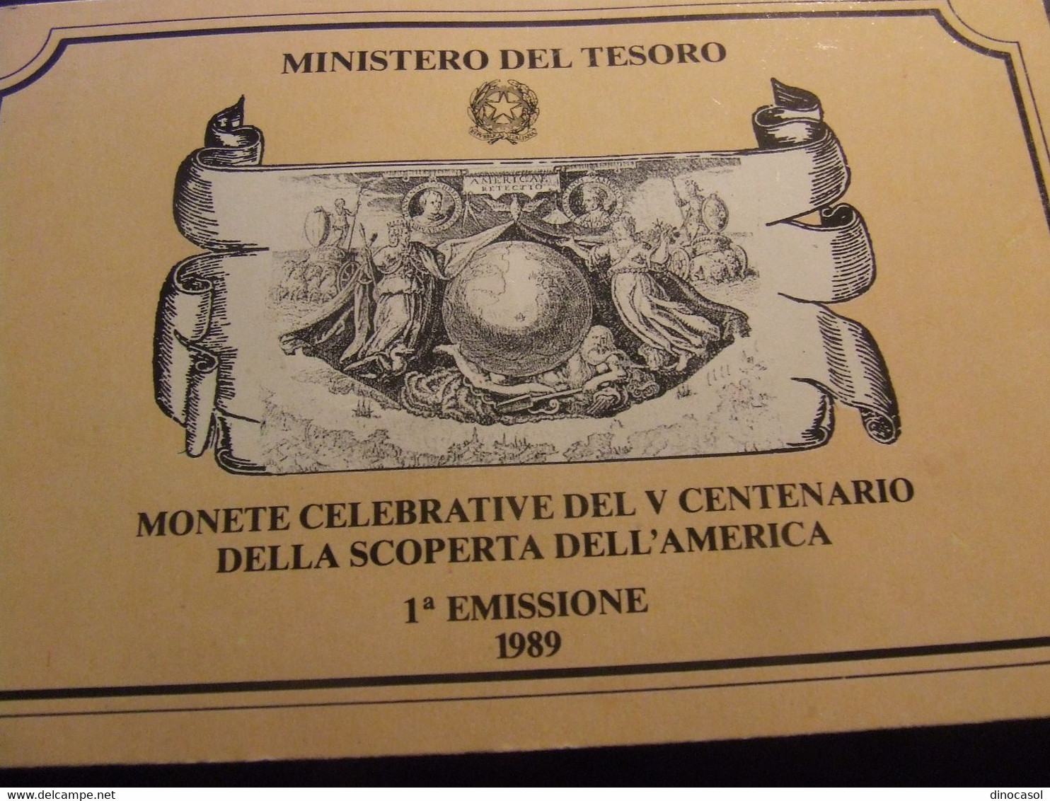 ITALIA 1989 SCOPERTA AMERICA I SERIE FDC Con CONFEZIONE ORIGINALE - Gedenkmünzen