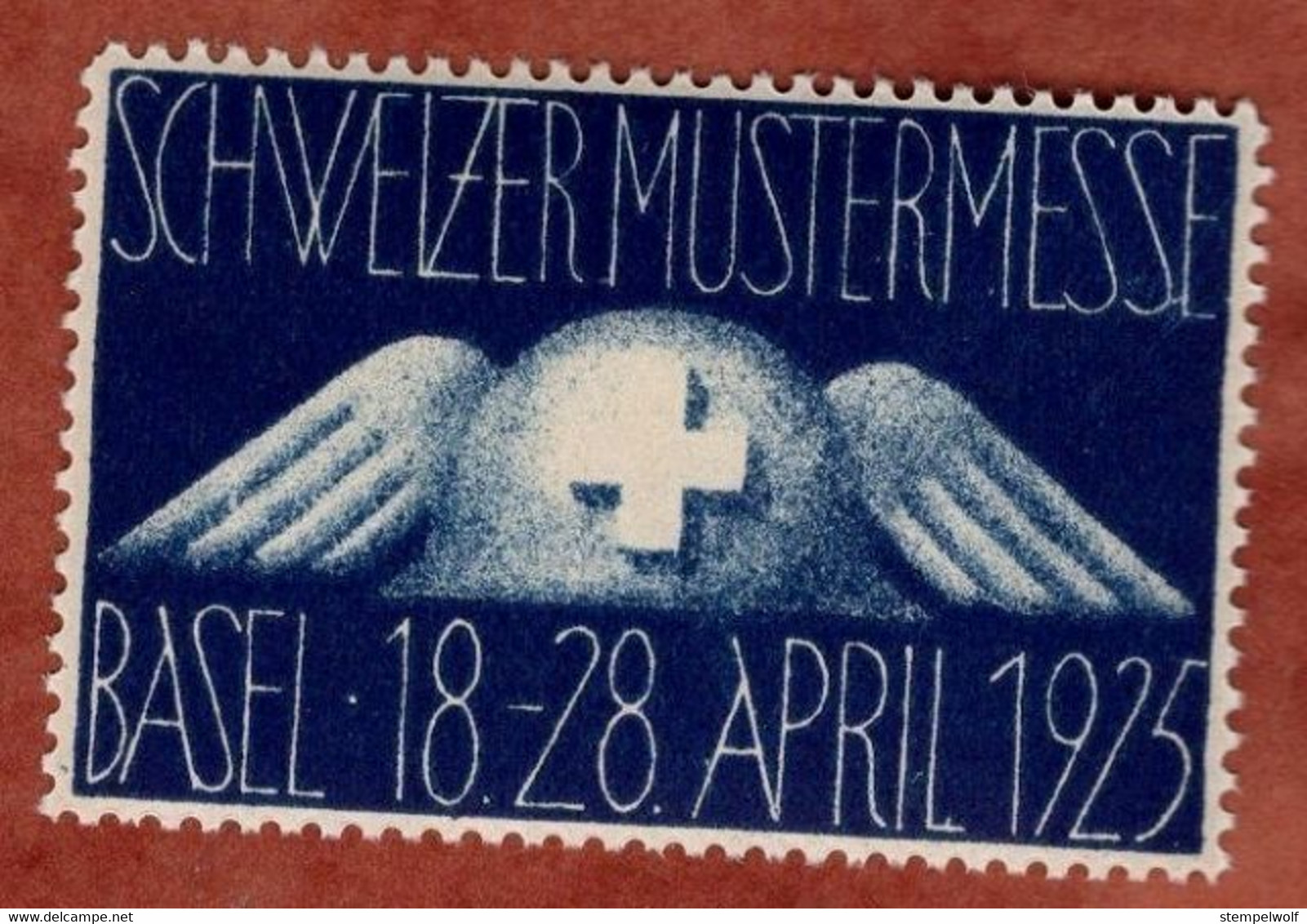 Vignette, Schweizer Mustermesse Basel 1925 (9839) - Cinderellas