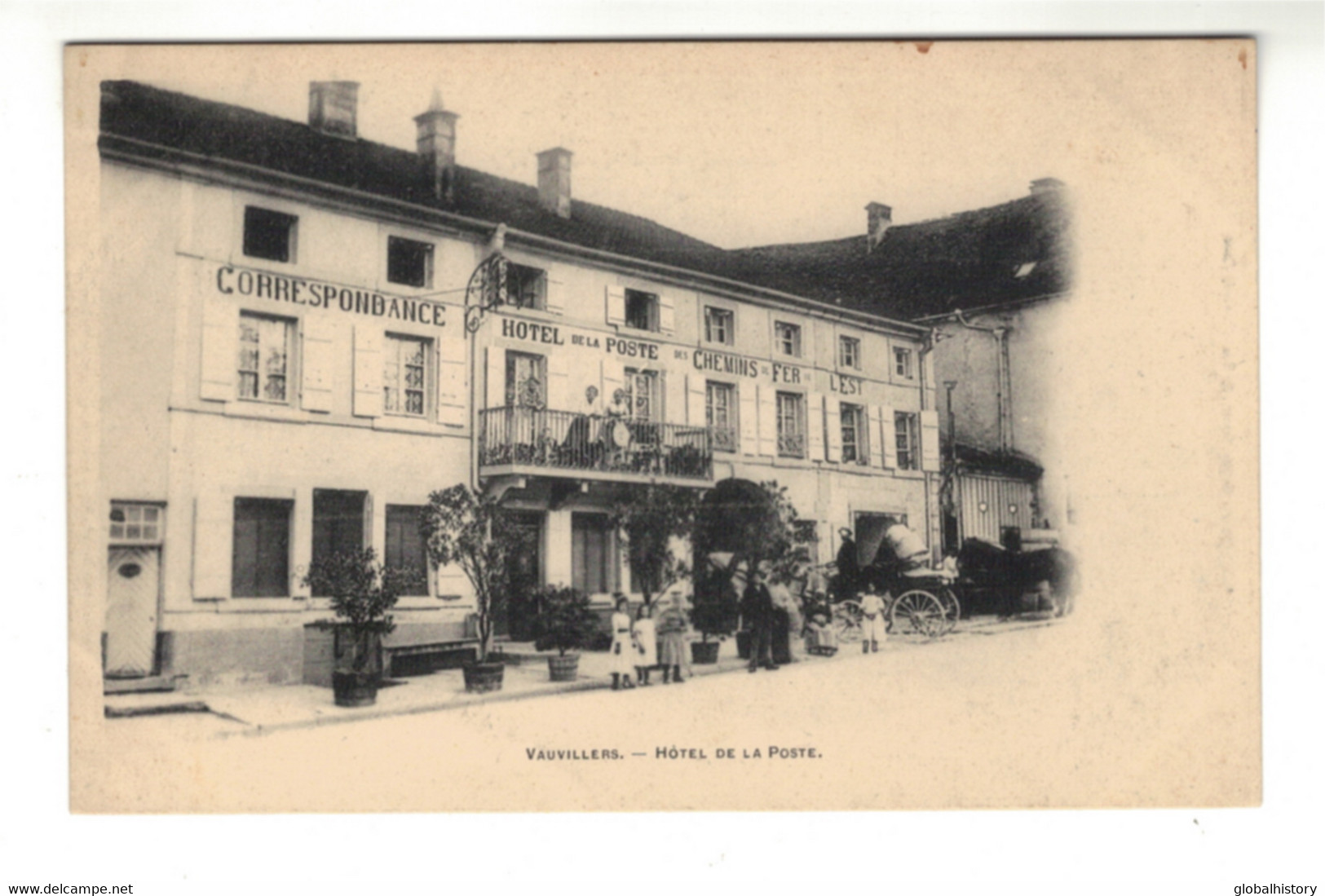 DG2814 - DEP.70  VAUVILLERS - HOTEL DE LA POSTE - Vauvillers