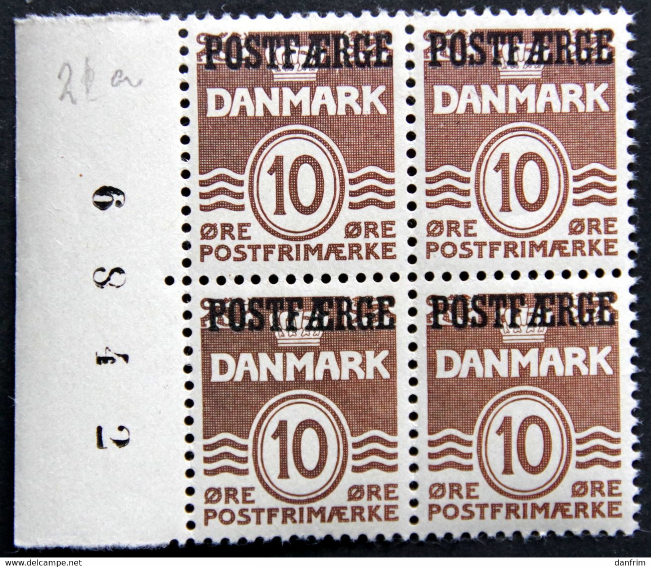 Denmark 1938  MiNr.22 I MNH (**)  ( Lot E 1851 ) - Pacchi Postali