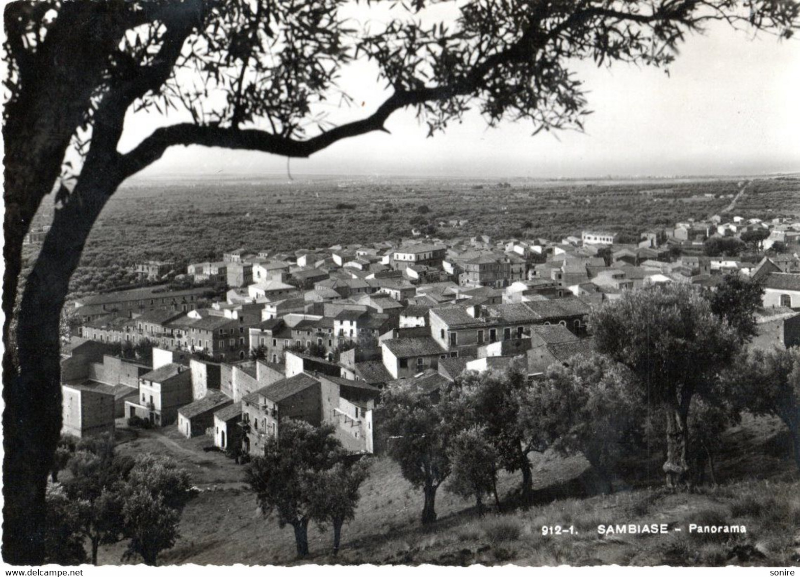 SAMBIASE (LAMEZIA TERME) PANORAMA  - ED.CROCI - NVG FG - C5572 - Lamezia Terme