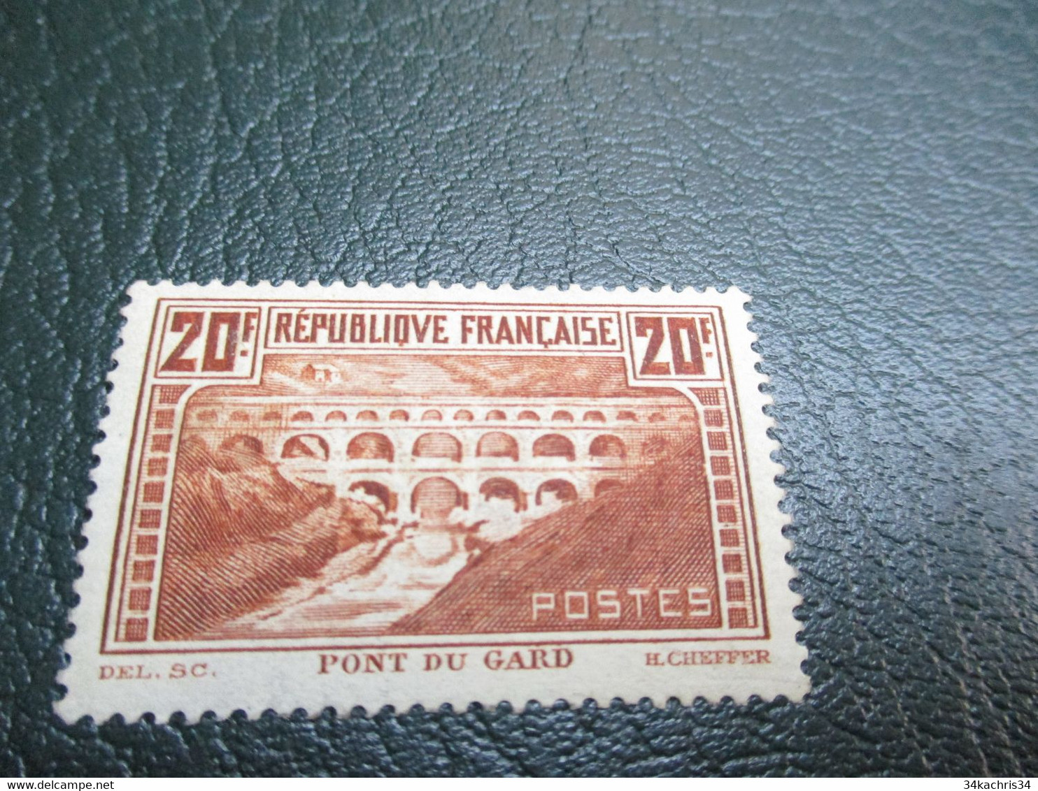 TP FRANCE Sans Charnière N°262 Pont Du Gard - Unused Stamps