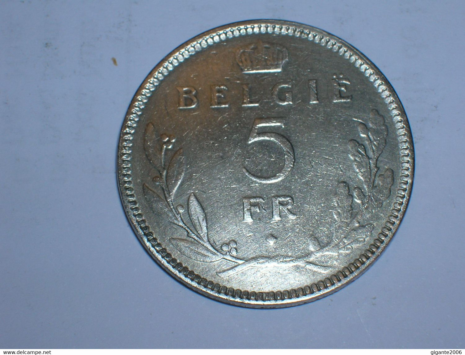 BELGICA 5 FRANCOS 1936, BELGIE (13799) - 5 Francs