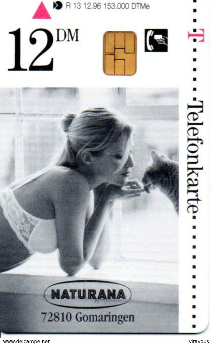 Femme Lingerie Natuama Form Fit Body Girl Télécarte  Allemagne  Phonecard Telefonkarte (J 817) - R-Series: Regionale Schalterserie