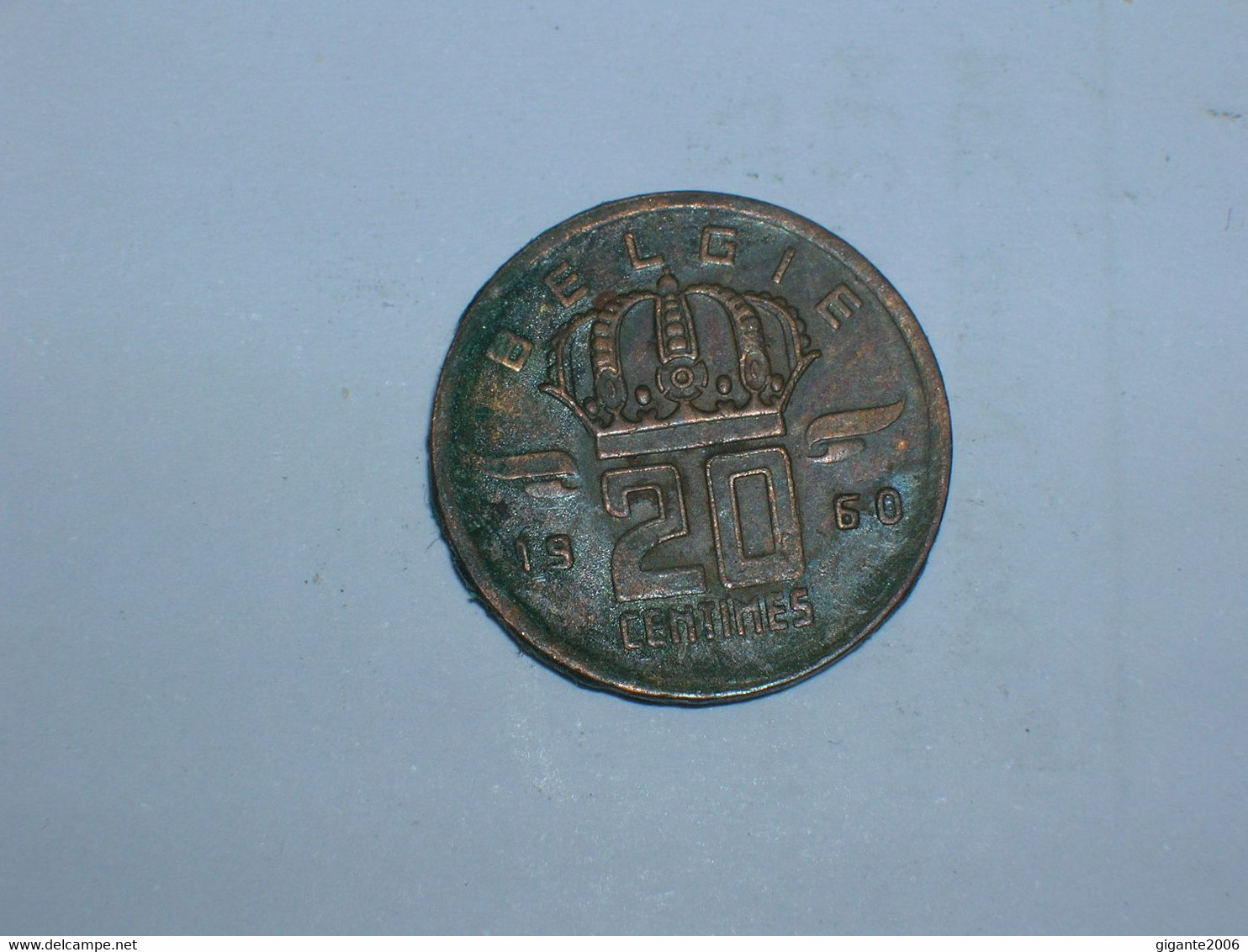 BELGICA 20 CENTIMOS 1960, BELGIE (12188) - 20 Cent