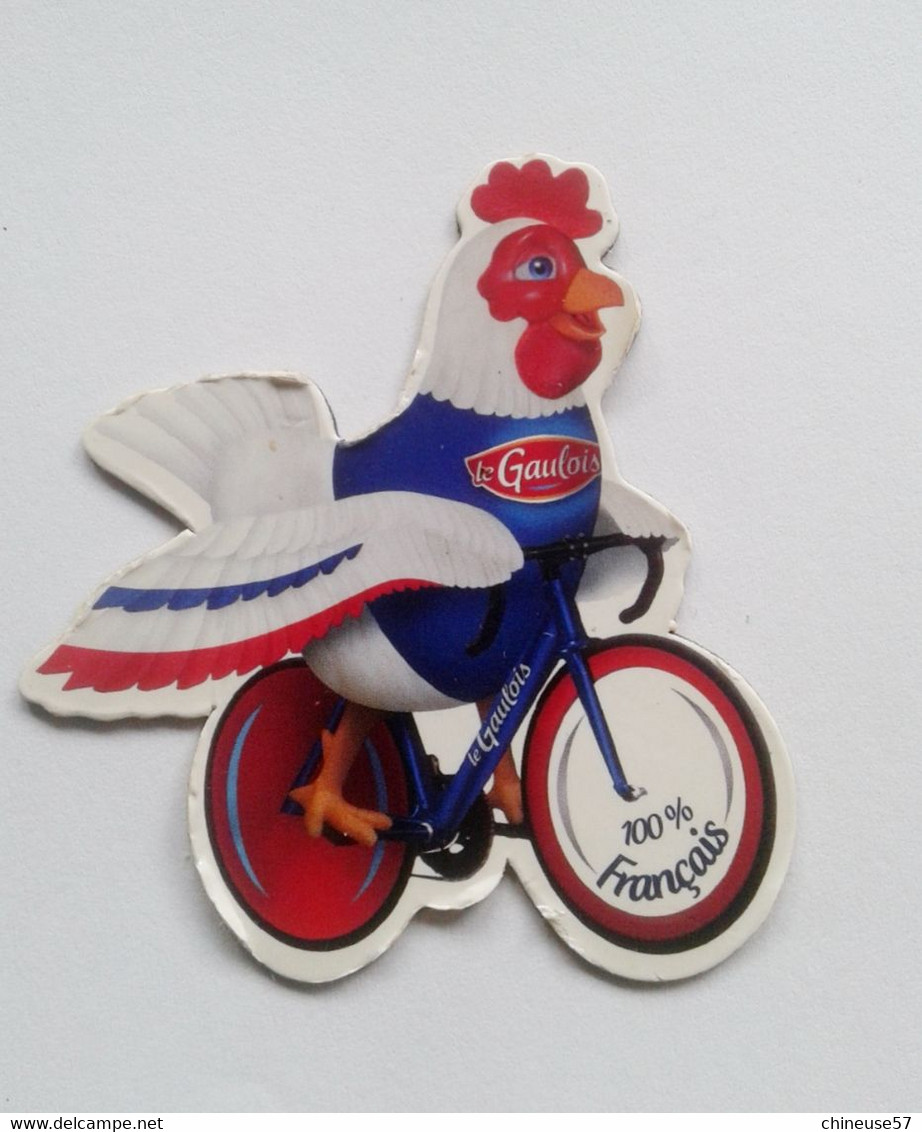 Le Gaulois Coq Français Sur Vélo - Publicitaires