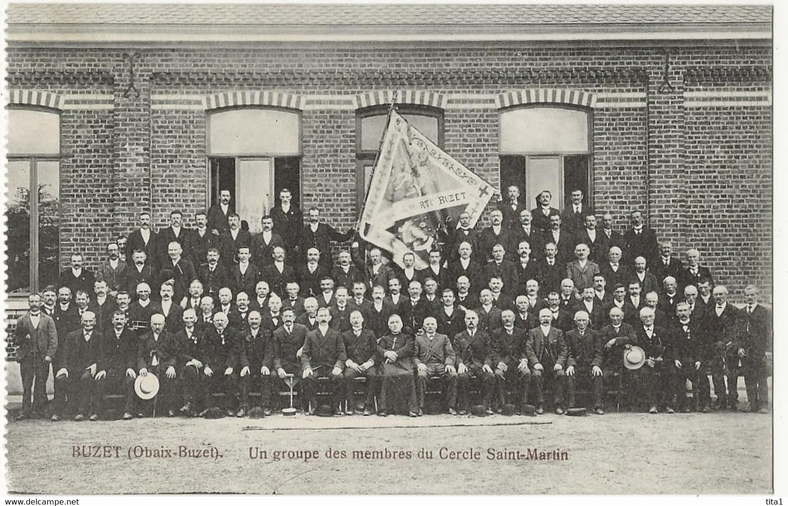 Buzet (Obaix-Buzet)  - Un Groupe Des Membres Du Cercle Saint-Martin - Pont-à-Celles