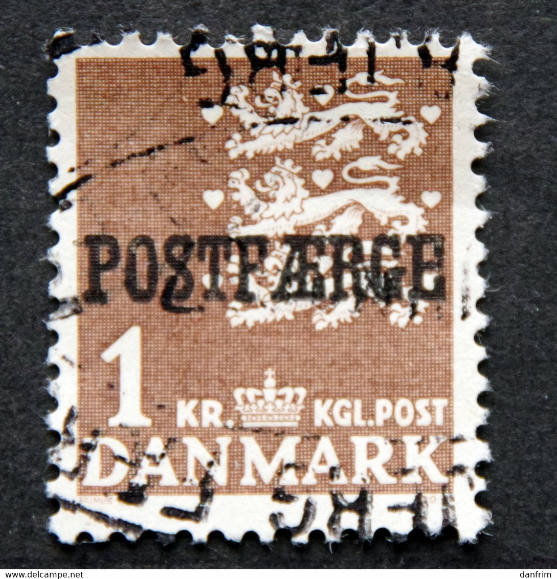 Denmark 1950 POSTFÆRGE Minr.34 I    (o )( Lot  G 1063 ) - Colis Postaux