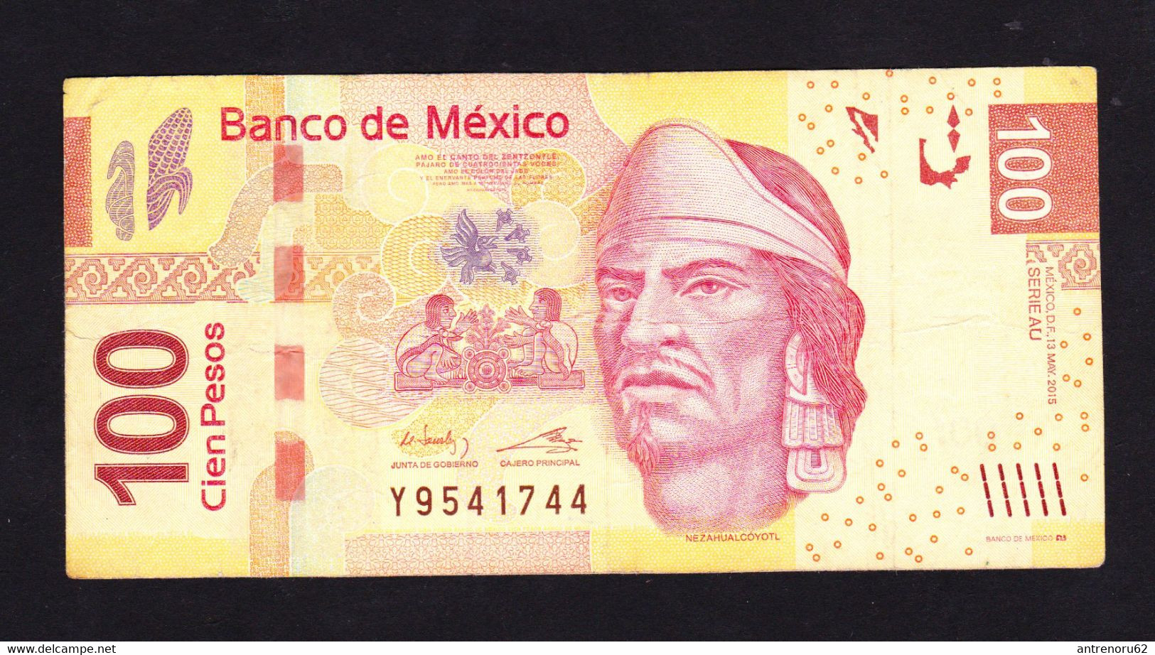 BANKNOTES-MEXICO-100-CIRCULATED SEE-SCAN - Mexico