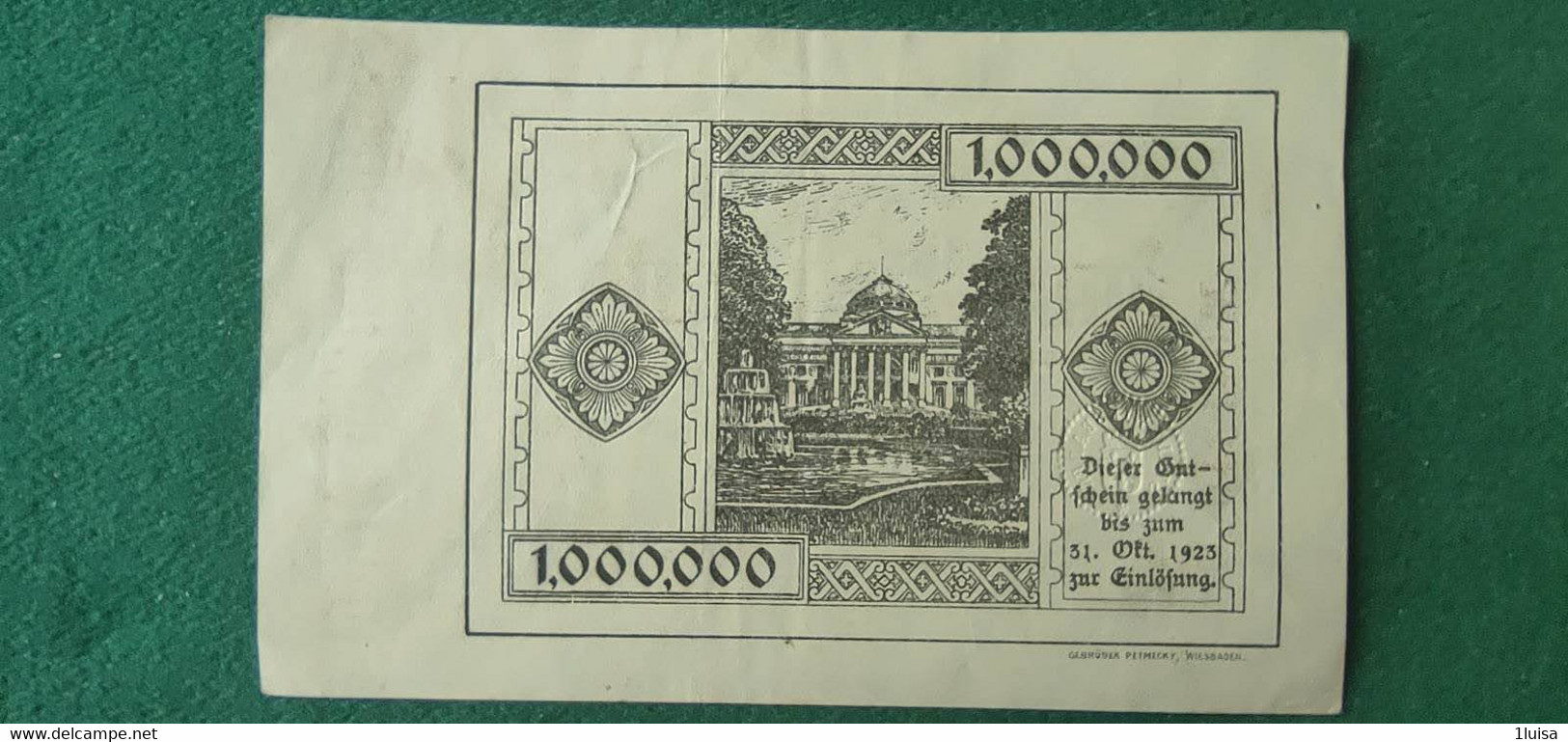 GERMANIA Wiesbaden 100000  MARK 1923 - Kiloware - Banknoten