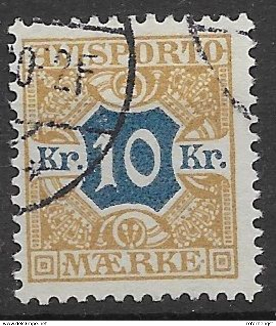 Denmark VFU 1907 30 Euros  Avisporto - Dienstzegels