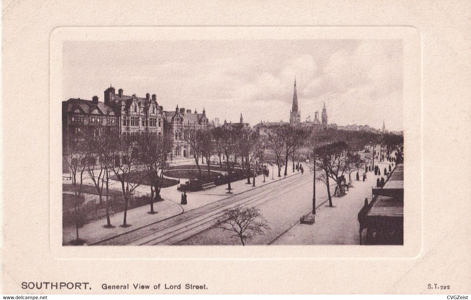 Southport - General View Of Lord Street - Southport