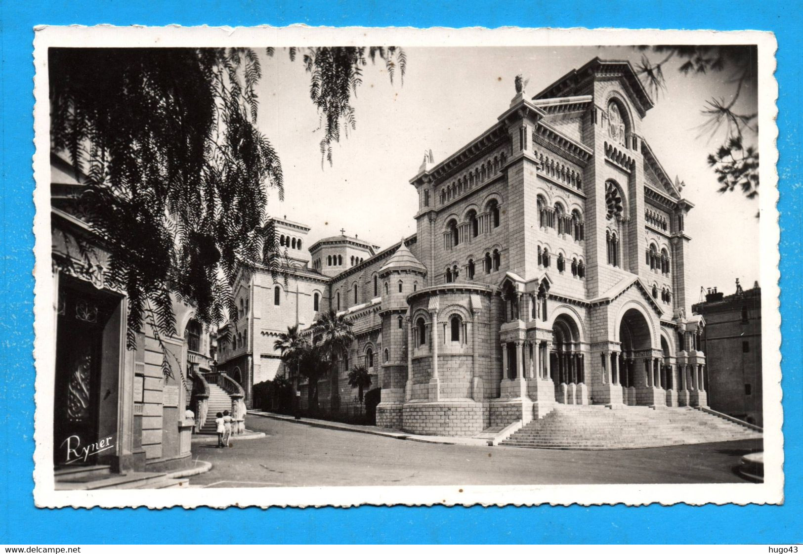 (RECTO / VERSO) MONACO - N° 369 - LA CATHEDRALE - FORMAT CPA - Cathédrale Notre-Dame-Immaculée