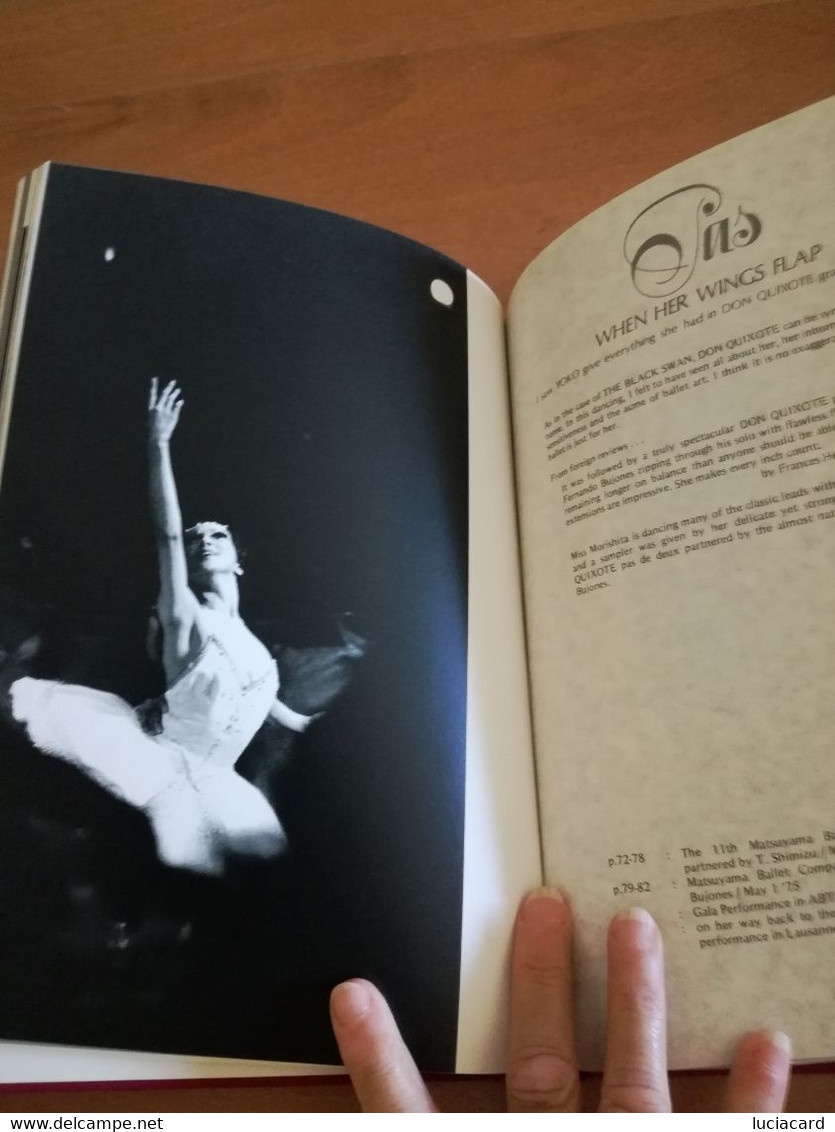 YOKO MORISHITA WORLD'S EMINENT -PRIMA BALLERINA -PHOTO GRAPHED ARSUSHI LISIMA