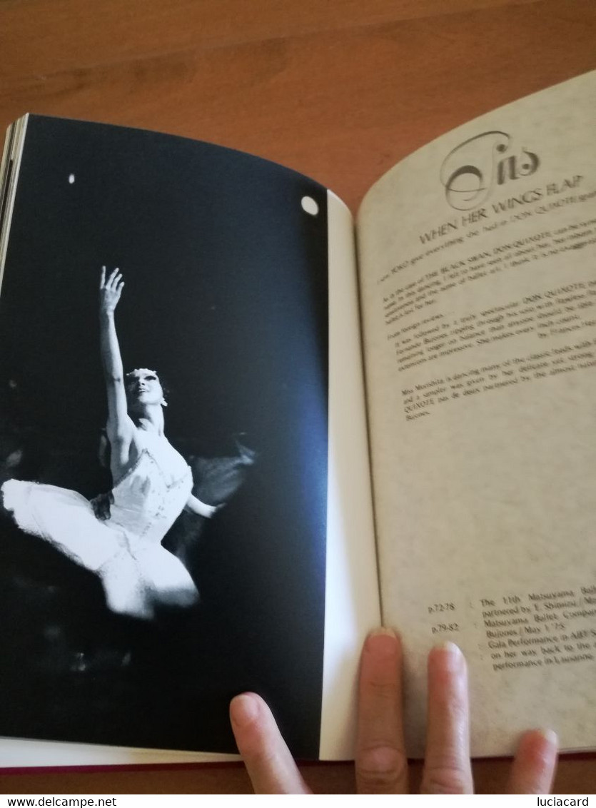 YOKO MORISHITA WORLD'S EMINENT -PRIMA BALLERINA -PHOTO GRAPHED ARSUSHI LISIMA