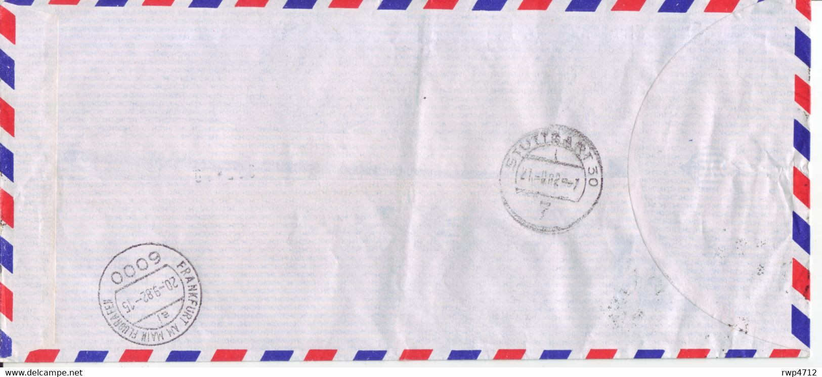 CHINA-TAIWAN     Luftpostbrief  Airmail Cover  Lettre  1971 To Germany - Covers & Documents