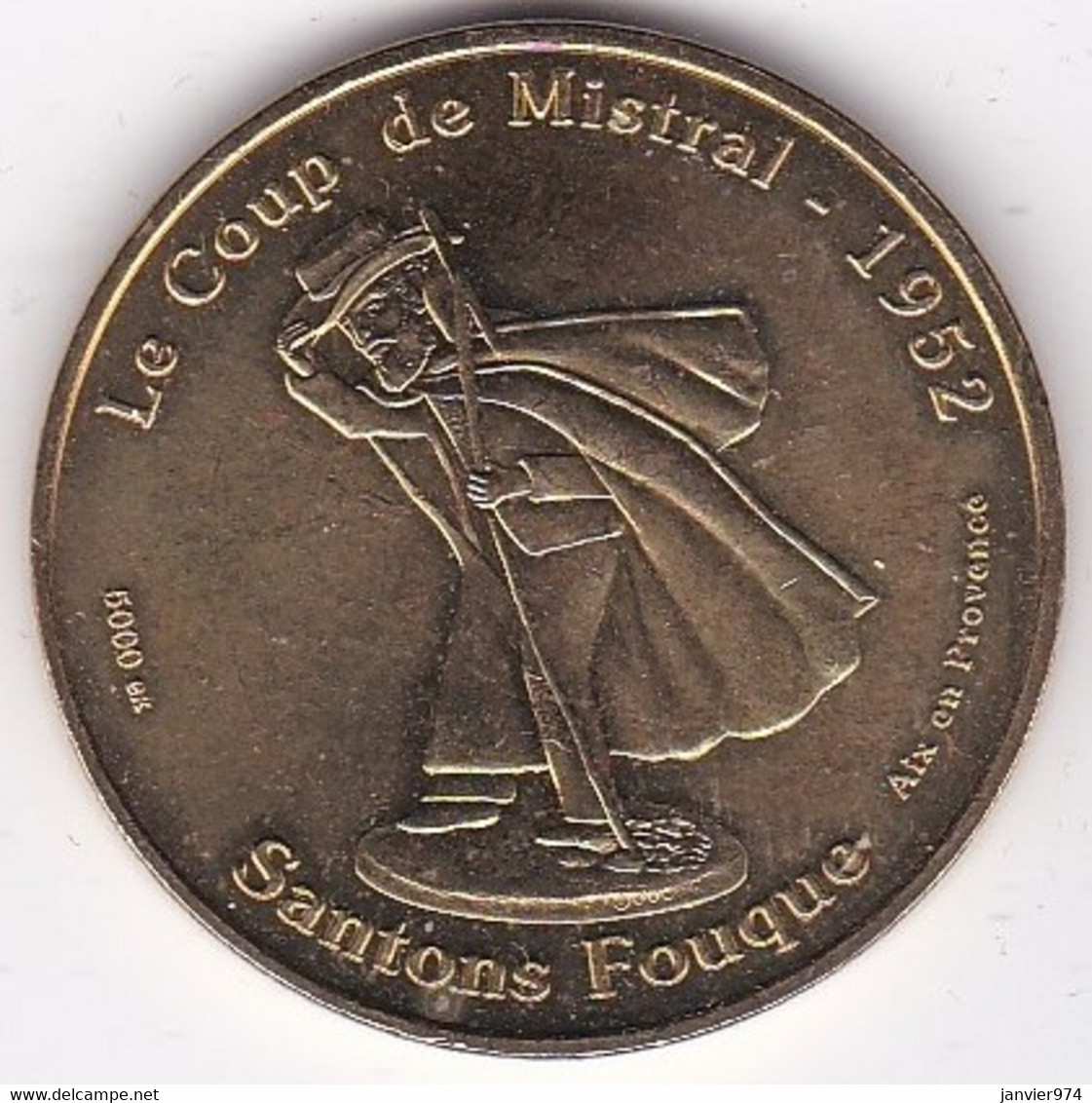 13. Aix En Provence. Santons Fouque, Le Coup De Mistral 2009. MDP - 2009