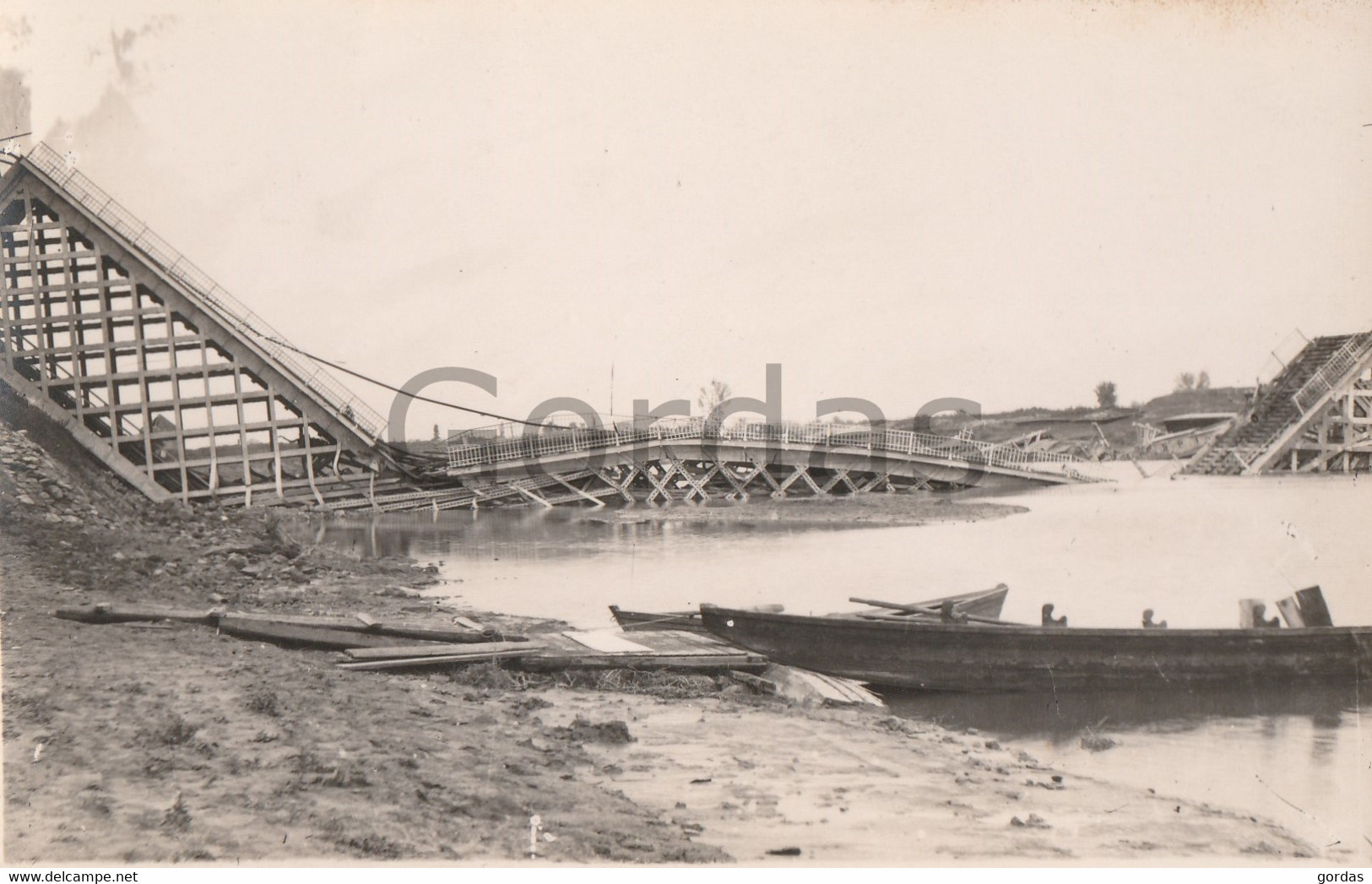 Moldova - Bessarabia - Tighina - Bender - Damaged Bridge - Brucke - Podul Distrus Peste Nistru - Moldavie