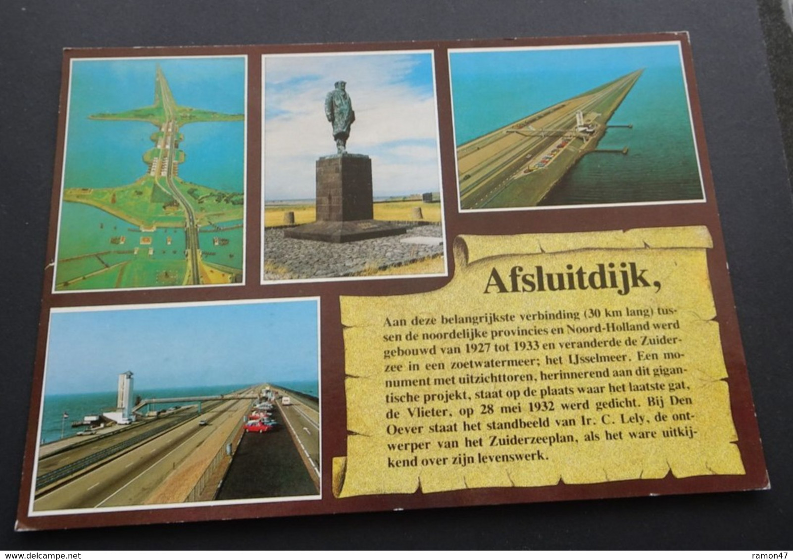 Afsluitdijk - Copyright Uitgeverij Van Der Meulen, Sneek - Den Oever (& Afsluitdijk)