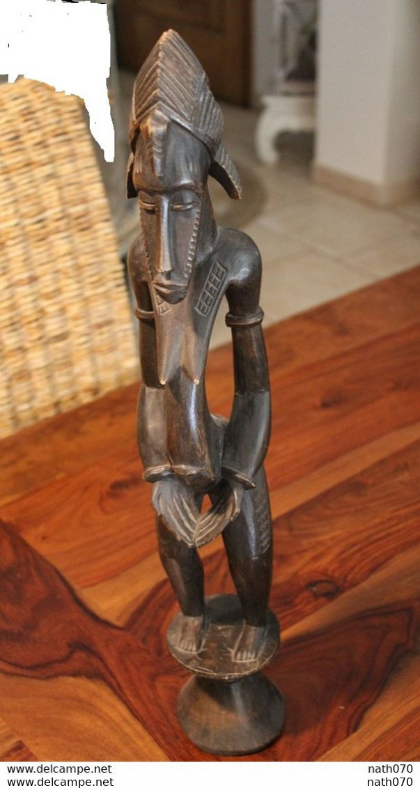 Authentique Ancienne Statue SENOUFO DEBLE Côte D'Ivoire Provenant De Korhogo Cérémonie Du Poro Pilon Maternité Senufo - Arte Africana