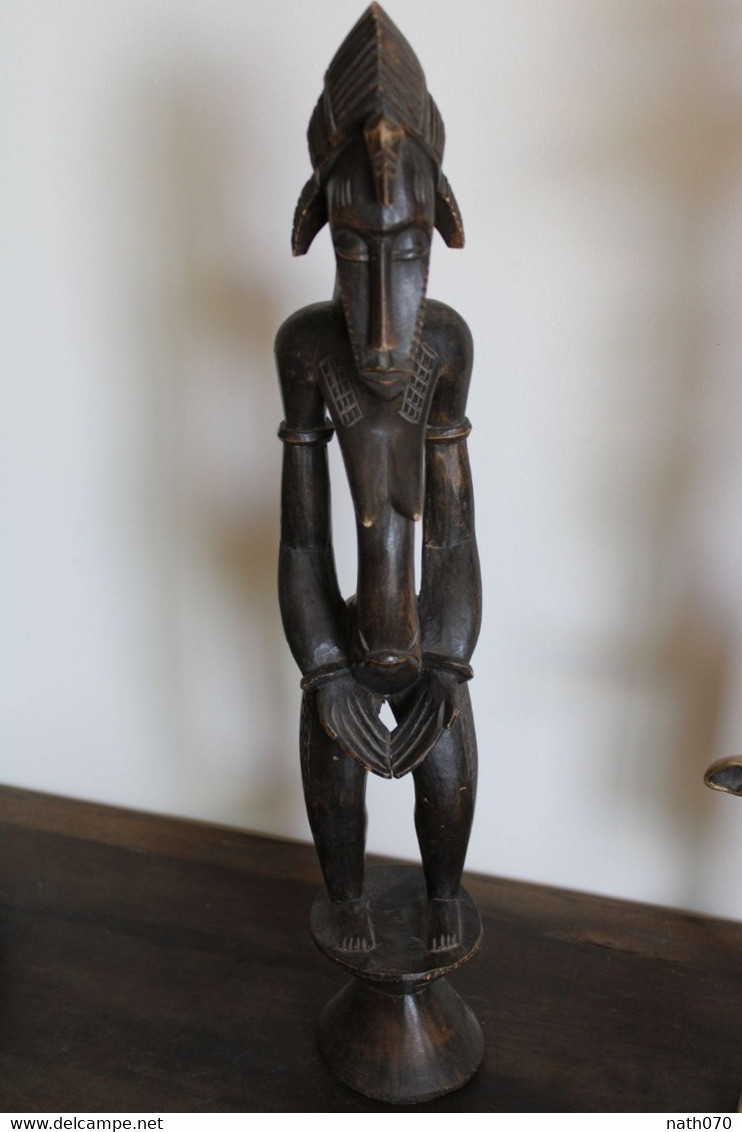 Authentique Ancienne Statue SENOUFO DEBLE Côte d'Ivoire provenant de Korhogo cérémonie du Poro Pilon Maternité Senufo