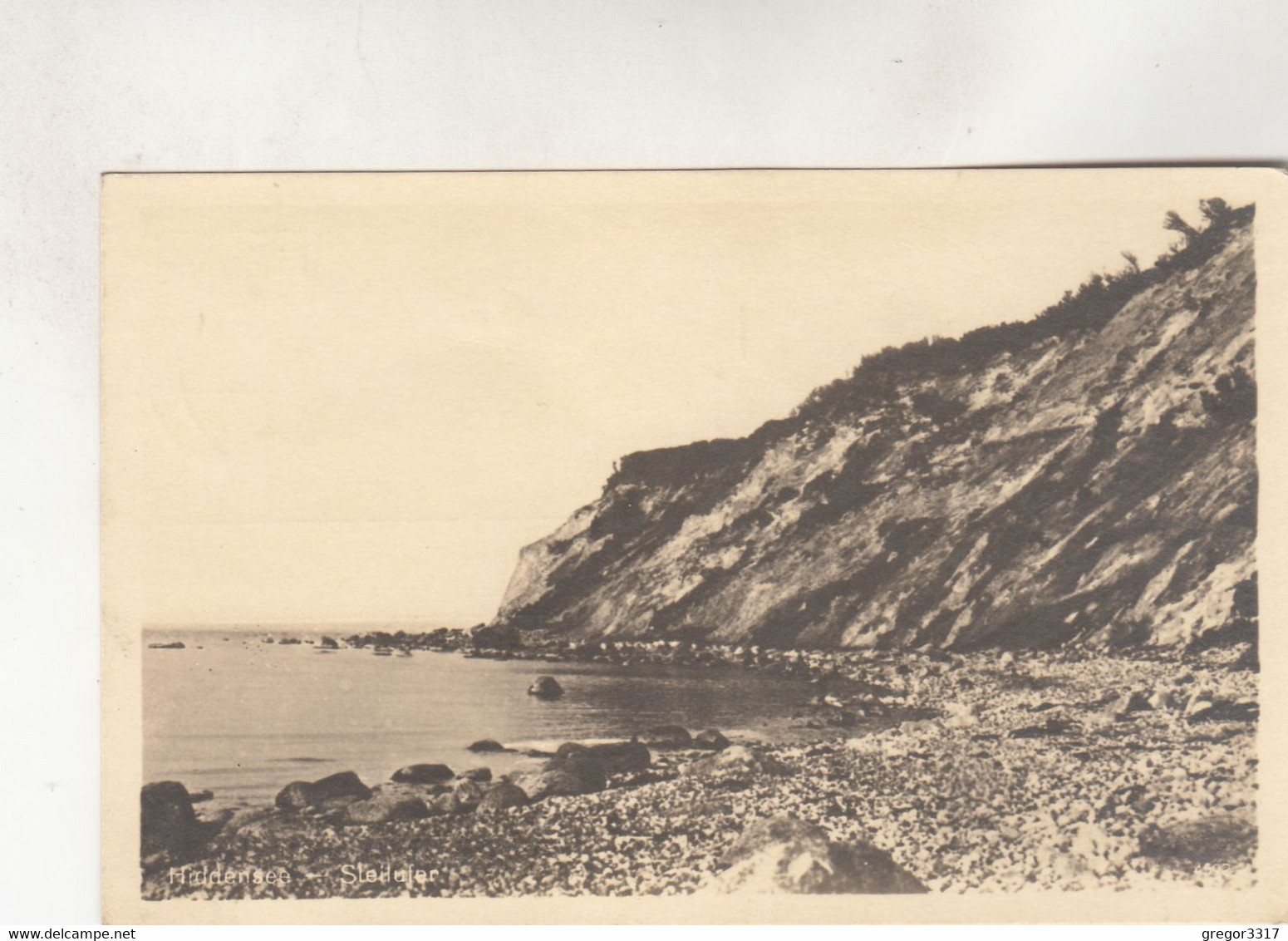 B6704) HIDDENSEE - Steilufer - ALT !! 1954 - Hiddensee