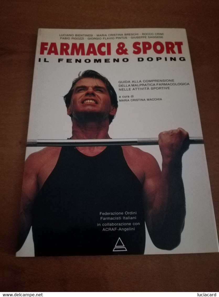 LIBRO FARMACI E SPORT IL FENOMENO DOPING - Sports